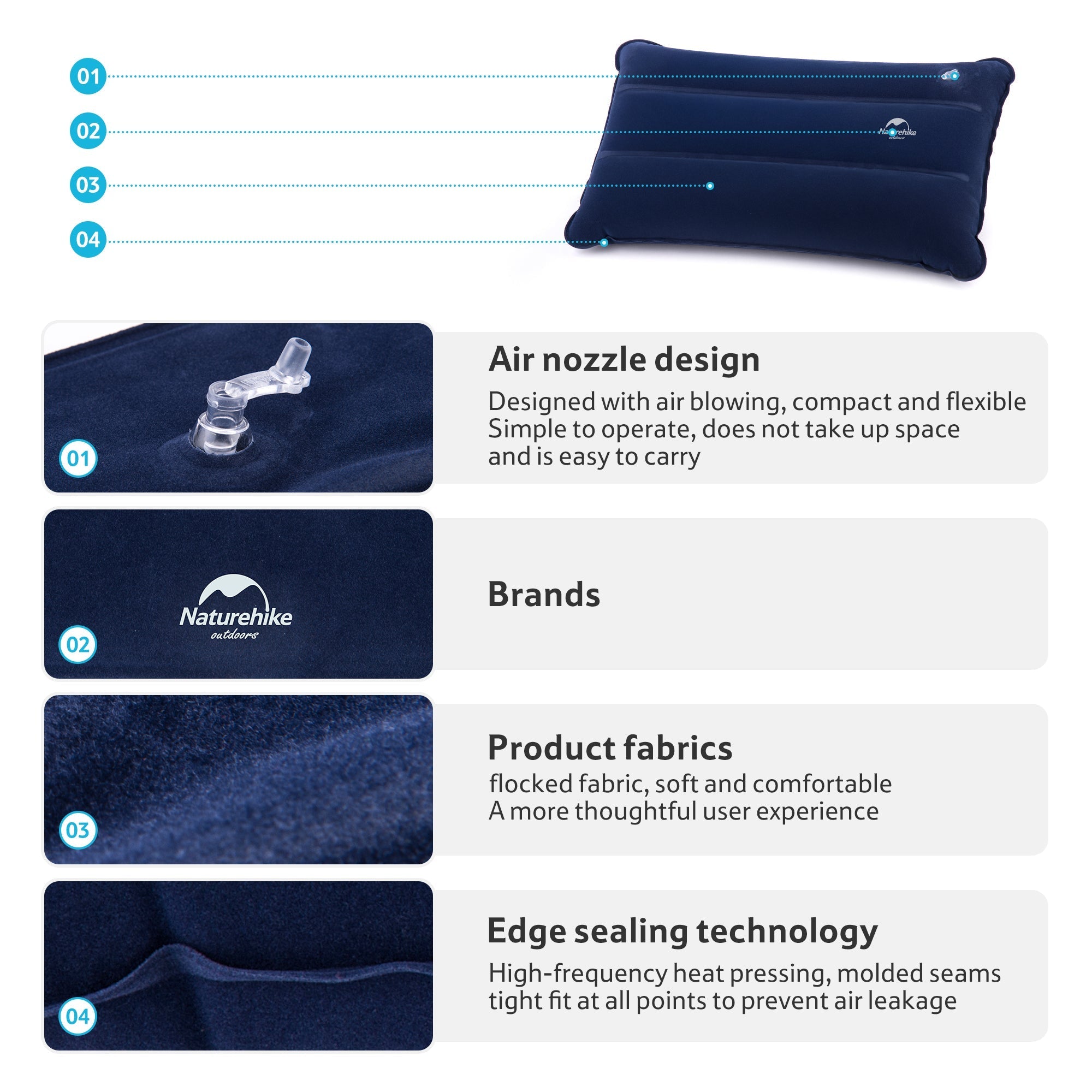 Square Inflatable Pillow