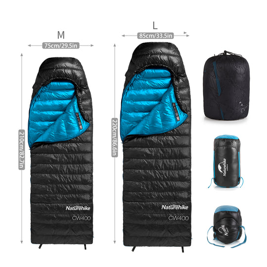 Naturehike Cicada Wing CW400 Square Down Sleeping Bag (2026)
