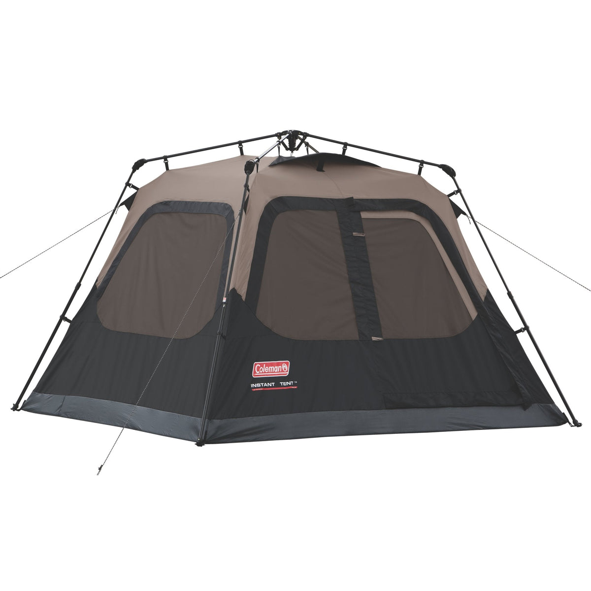 Coleman 4-Person Cabin Camping Tent with Instant Setup | 8 x 7 ft | Black