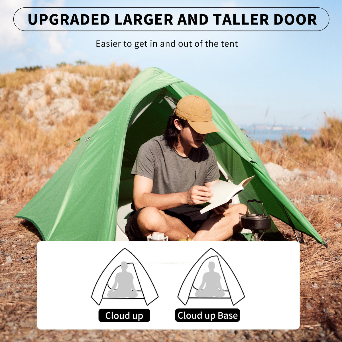 Cloud Up™ Base 1-Person Ultralight Backpacking Tent