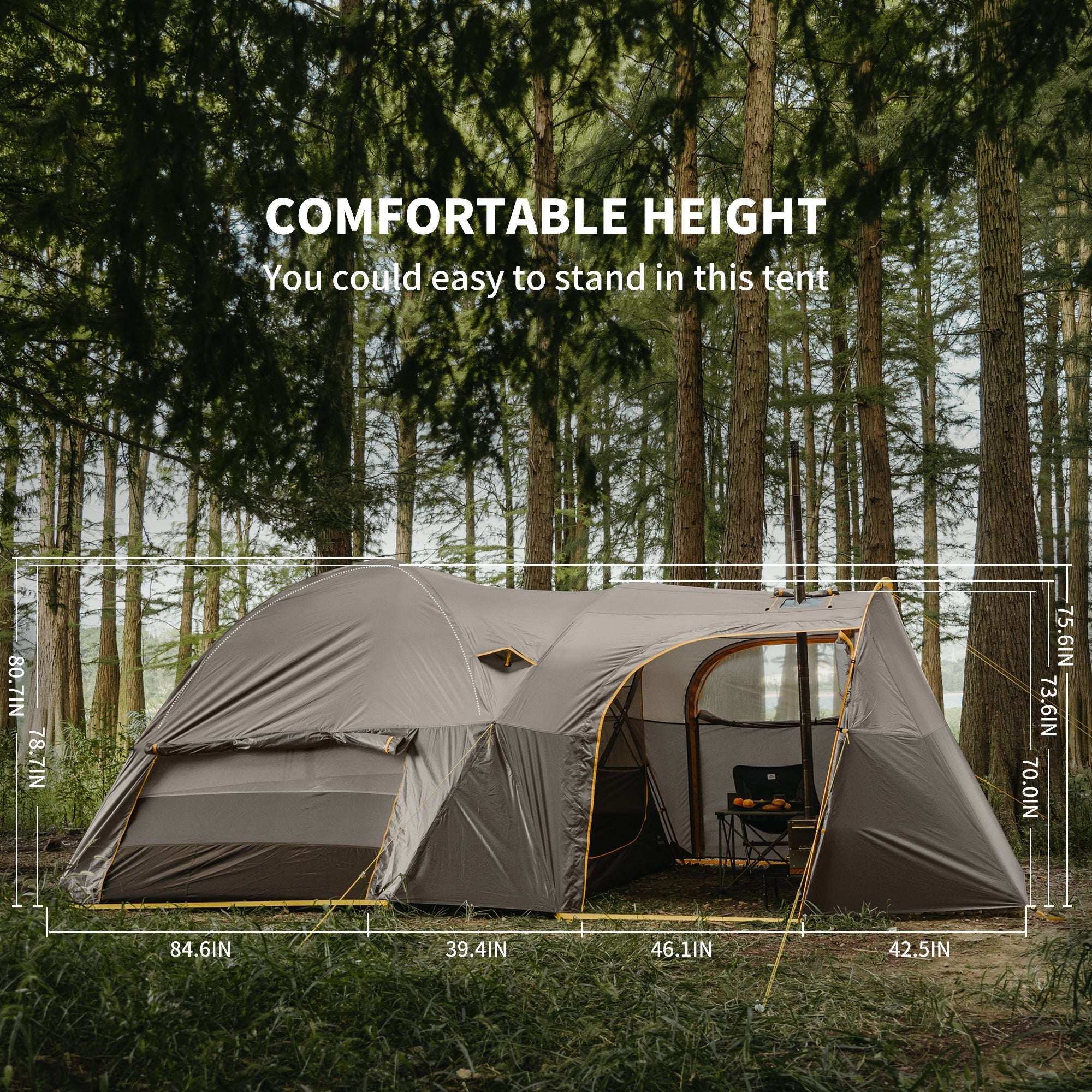 Naturehike Kota 6 Tent Light Brownish Gray (2026)