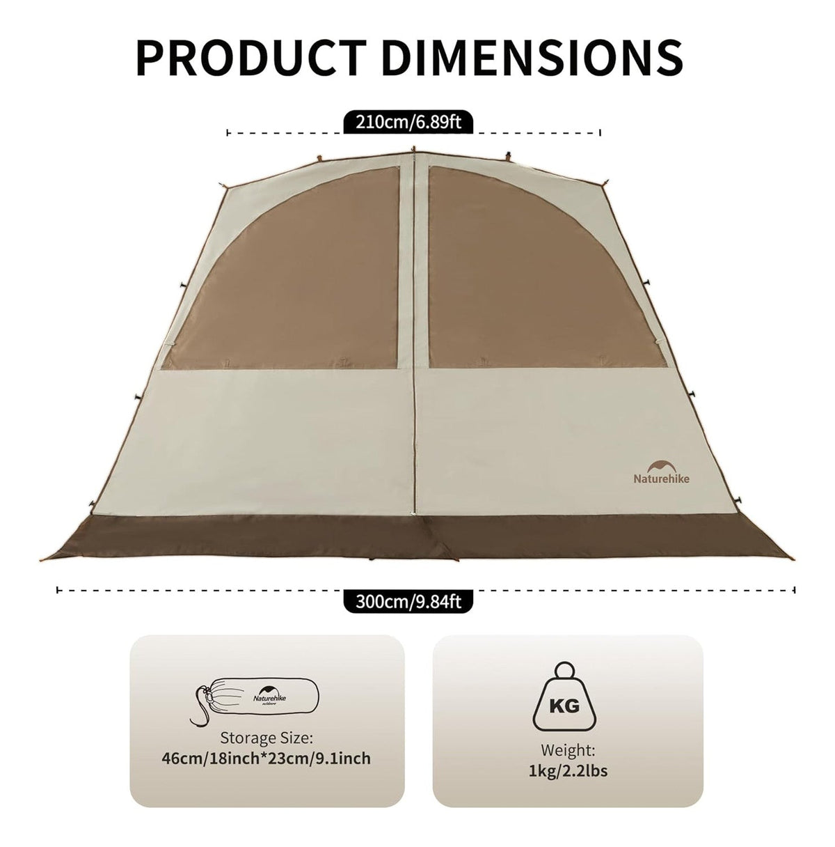 Naturehike Cloud Boundar Quick Opening Canopy / Tent (2026)