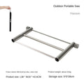 Mobi Garden Outdoor Portable Saw Ultralight Foldable Hand Saw Hacksaw Folding Wood Log Bush Camping Tool Crafting Only 243g With Storage Bag