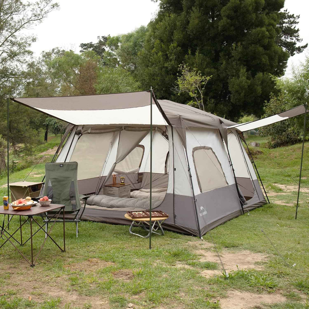 Cape™ 8.3 6-Person Square Pop-Up Camping Tent