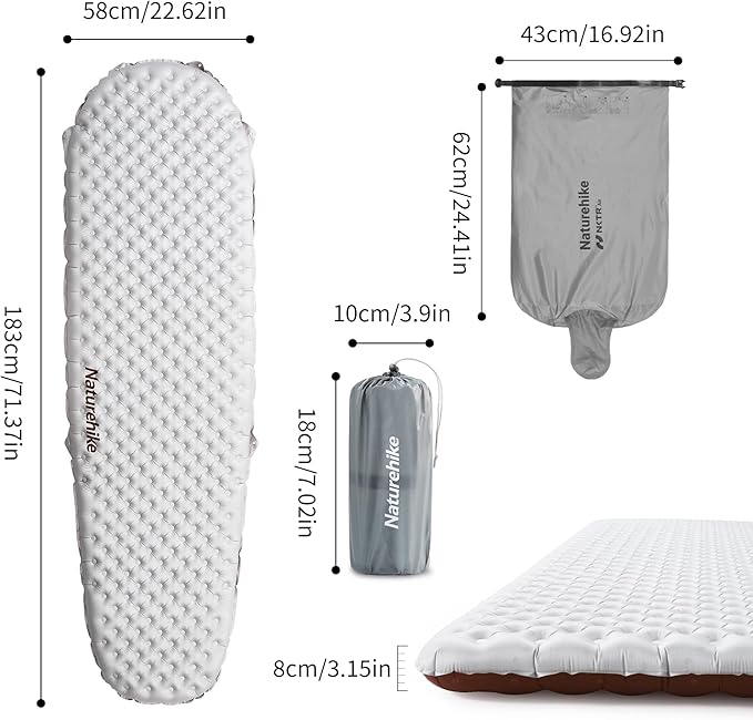 TuYe™ R5.8 Ultralight Inflatable Pad