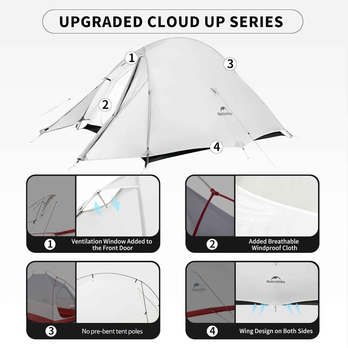 Cloud Up™ UL 1-Person Ultralight Backpacking Tent