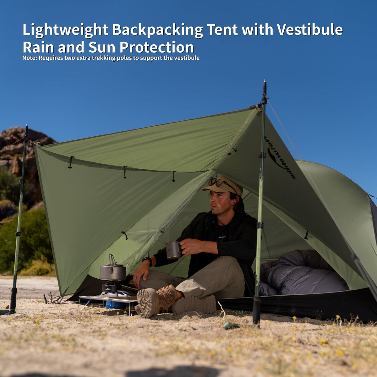 Mongar™ Pro 1-Person Ultralight Backpacking Tent