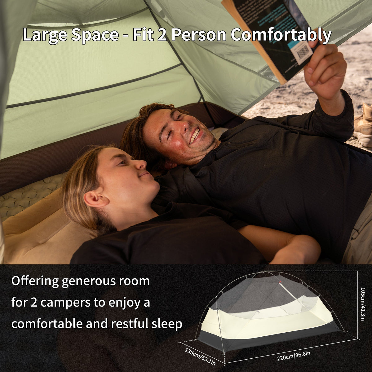 Mongar™ Pro 2-Person Ultralight Backpacking Tent