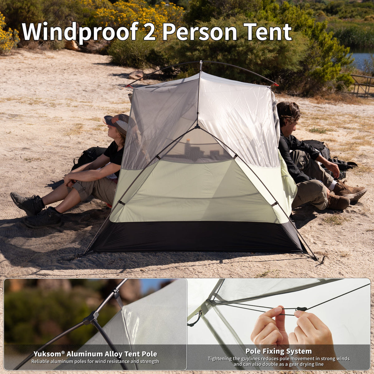 Mongar™ Pro 2-Person Ultralight Backpacking Tent