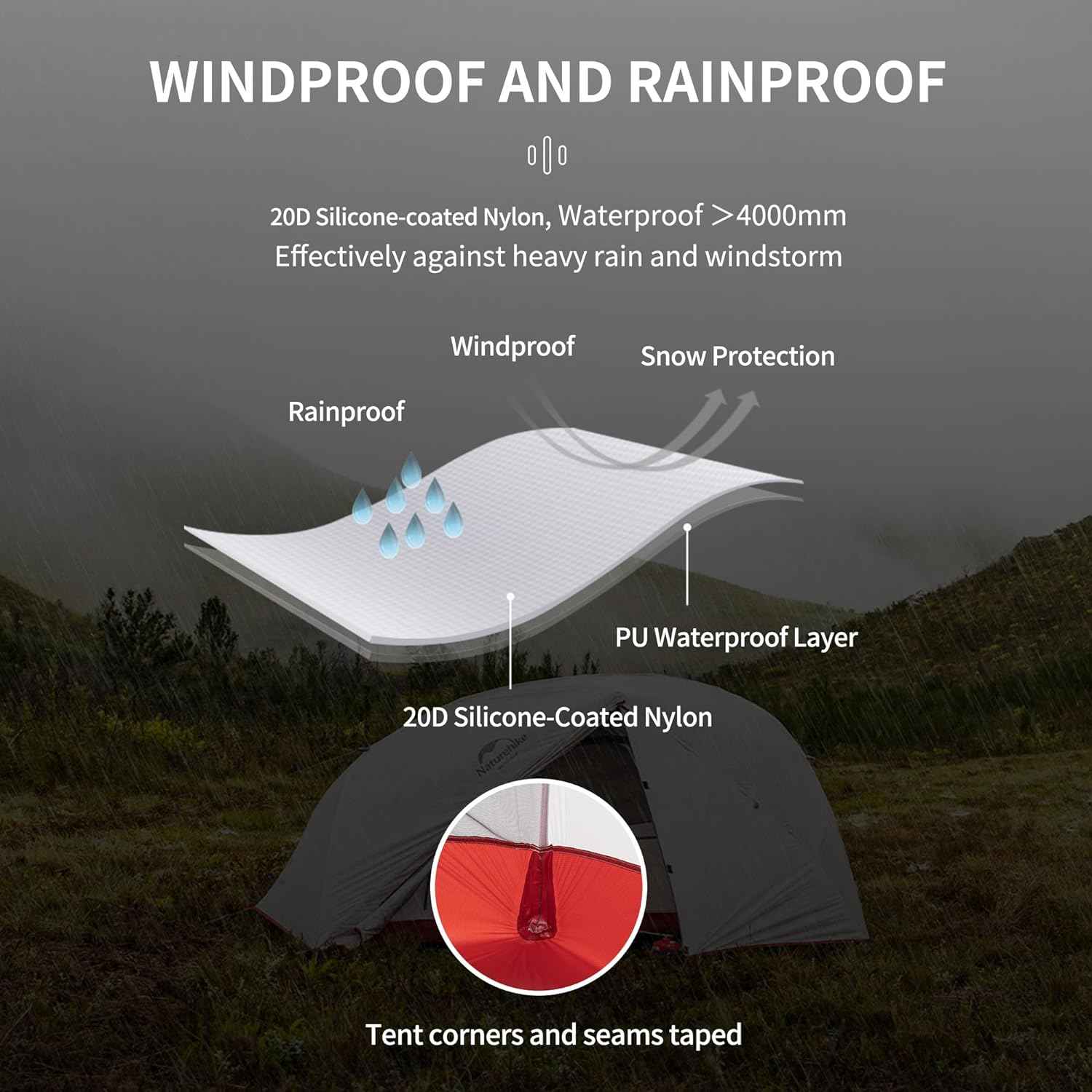 Star River™ 2-Person Ultralight Backpacking Tent