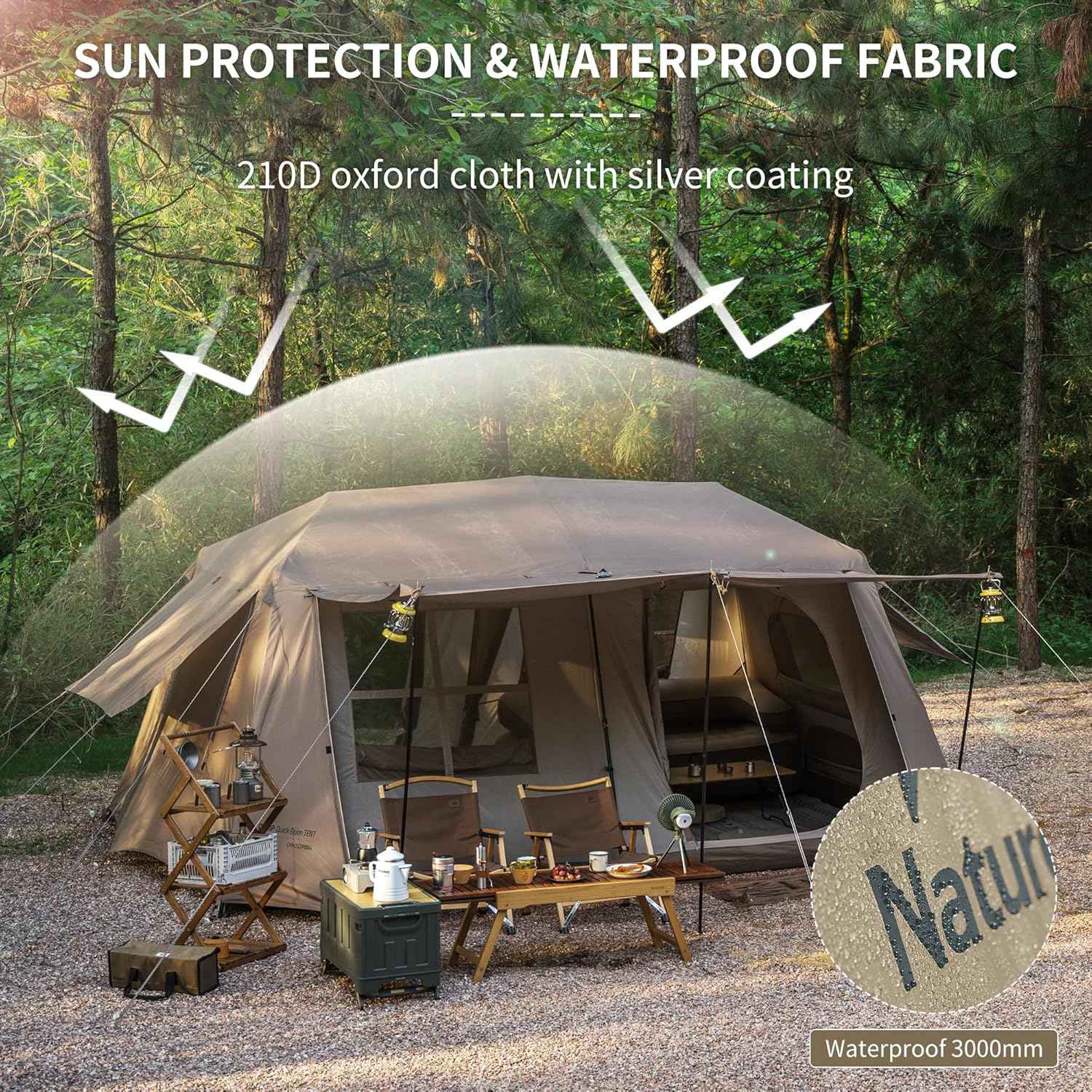 Village™ 13 6-Person Instant Cabin Tent